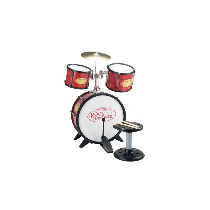 Bontempi Set de tobe Rock cu scaun reglabil din categoria Instrumente muzicale de la Bontempi