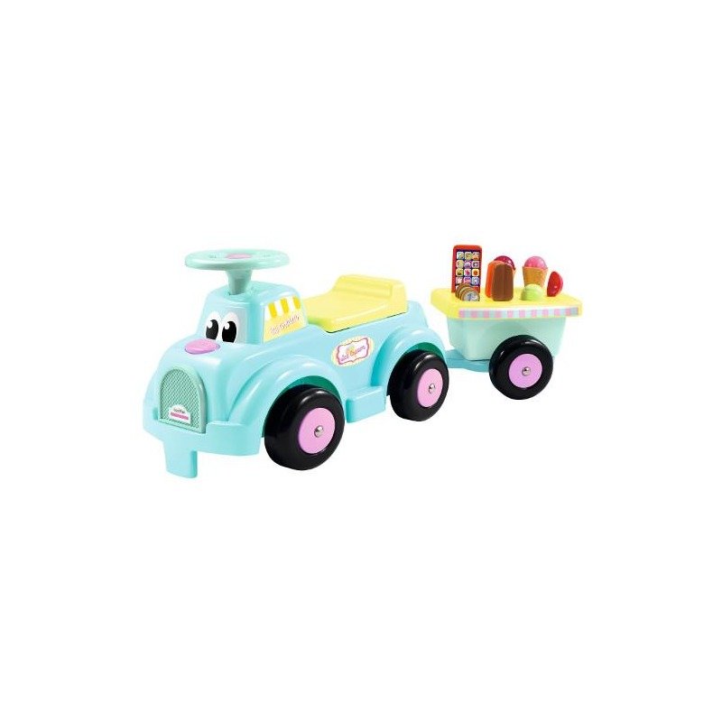 Ecoiffier Masinuta de inghetata cu remorca din categoria Vehicule pentru copii de la Ecoiffier