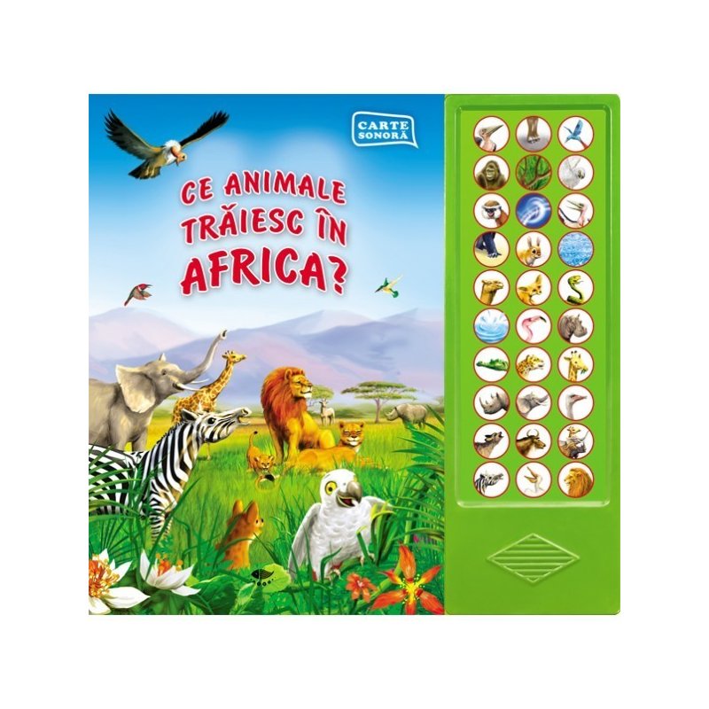 Editura Prut Ce animale traiesc in Africa? din categoria Carti educative de la Editura Prut