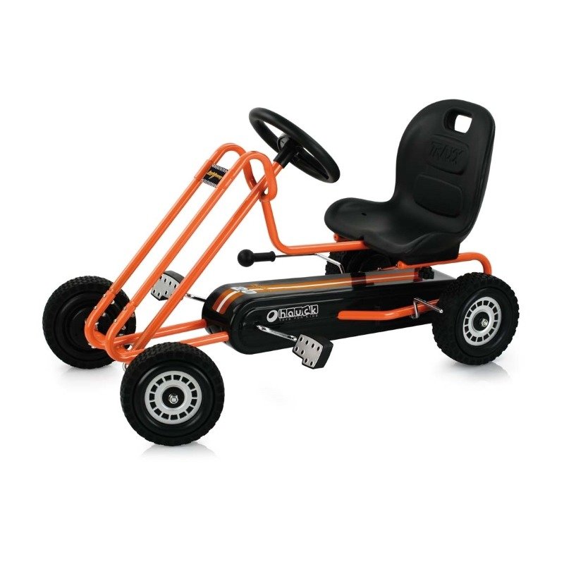 Hauck Toys Go Kart Lightning - Orange din categoria Karturi cu pedale de la Hauck Toys