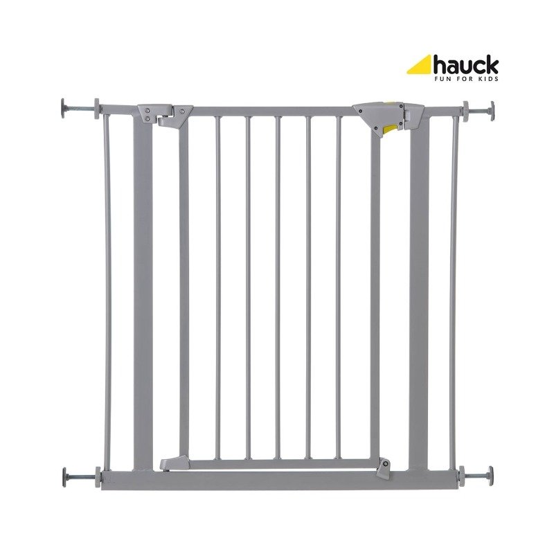 Hauck Poarta Siguranta - Trigger Lock Safety Gate Silver din categoria Sisteme de protectie de la Hauck