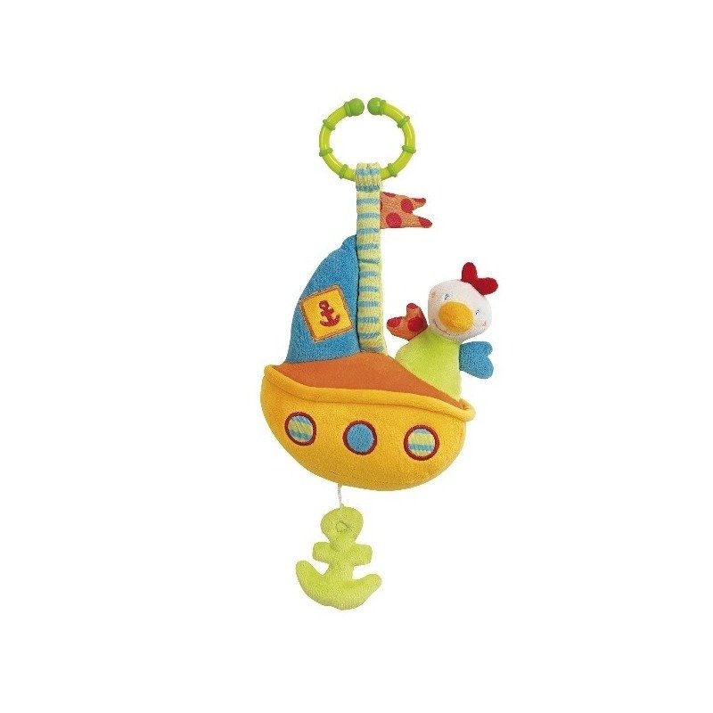 Jucarie muzicala Vaporas - Brevi Soft Toys din categoria Jucarii zornaitoare & muzicale de la Brevi Soft Toys