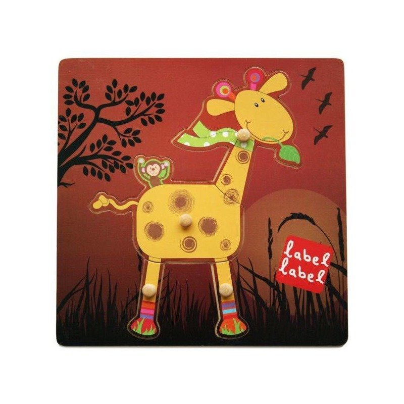 Label-Label Puzzle din lemn Girafa din categoria Puzzle copii de la Label-Label Olanda