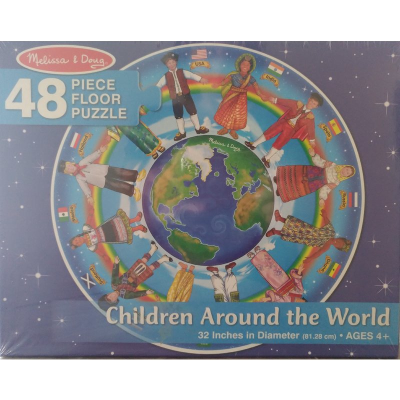 Melissa & Doug Puzzle Copii In Jurul Lumii 48 piese din categoria Puzzle copii de la Melissa & Doug