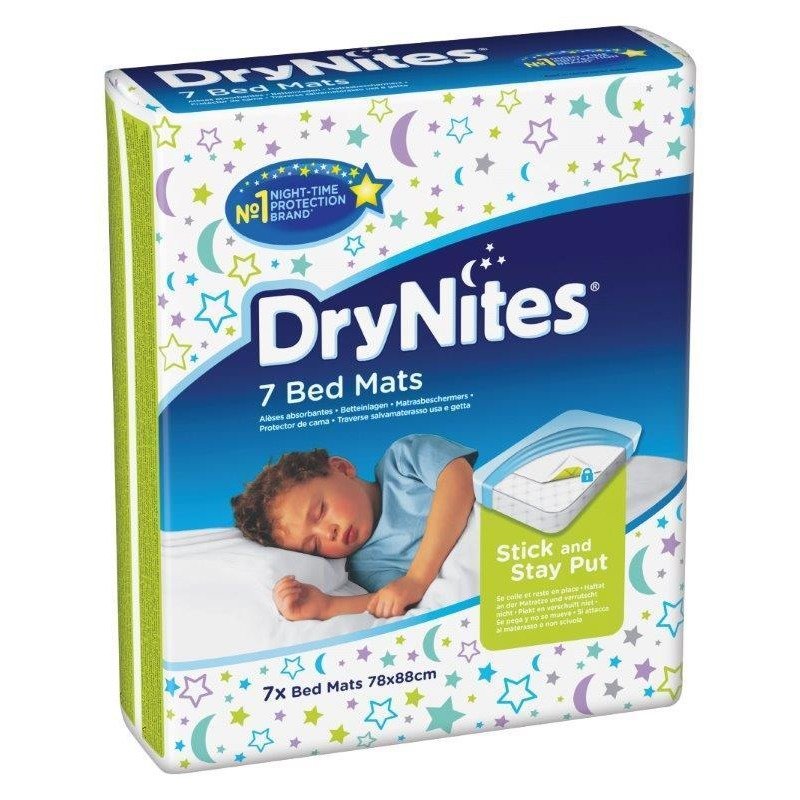 Protectie pentru pat absorbanta Huggies DryNites Bed Mats 7 buc