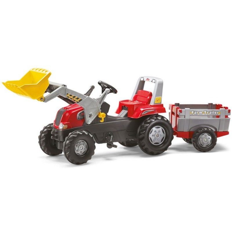 Rolly Toys Tractor cu pedale si remorca copii 811397