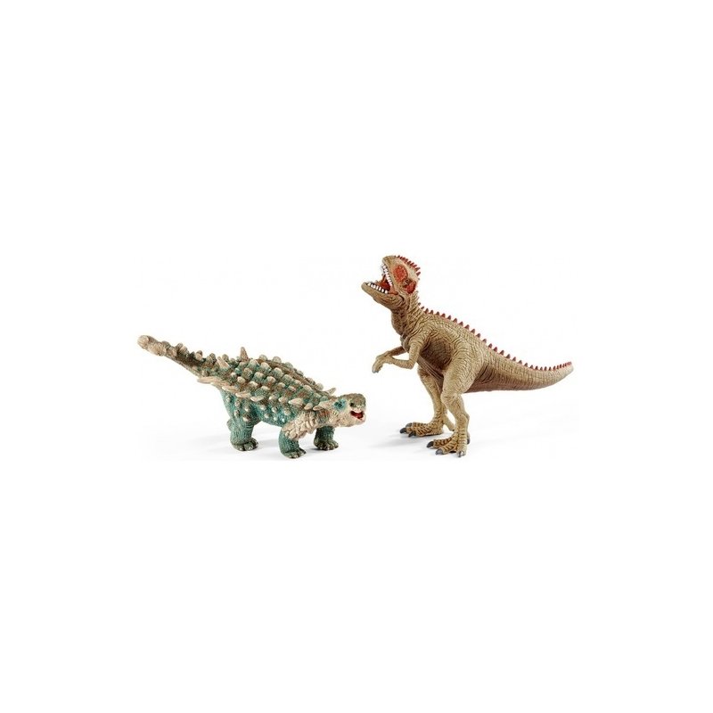Schleich Set Figurine Saichania And Gigantosaur Mic