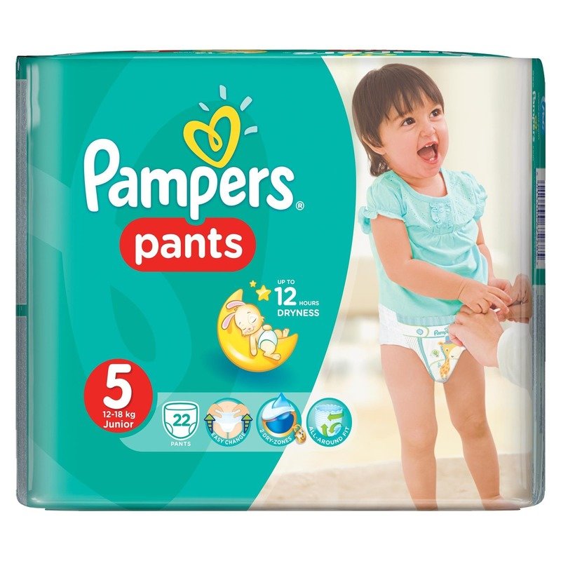 Scutece Pampers Active Baby Pants 5 Carry Pack 22 buc din categoria Scutece bebelusi de la Pampers