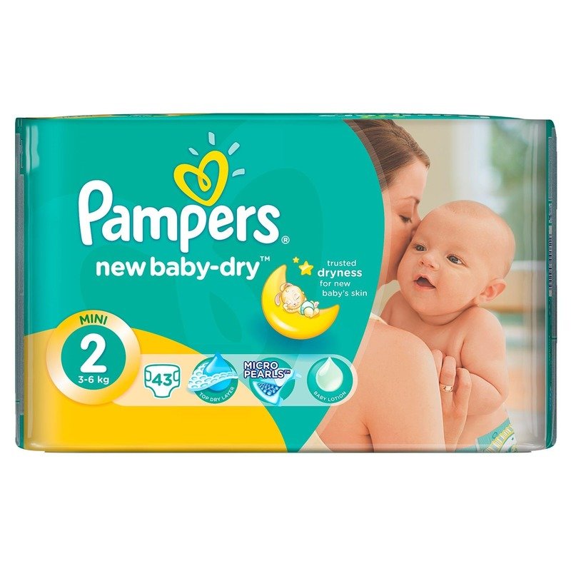 Scutece Pampers New Baby 2 Mini 43 buc din categoria Scutece bebelusi de la Pampers