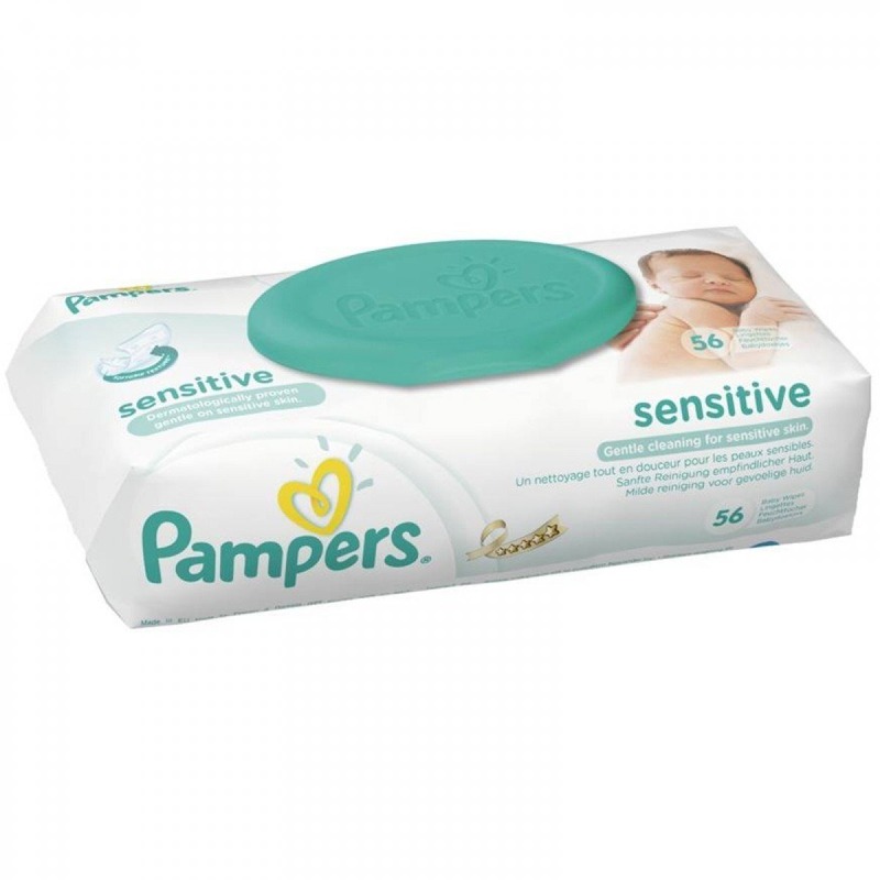 Servetele umede Pampers Sensitive 56 buc din categoria Scutece bebelusi de la Pampers