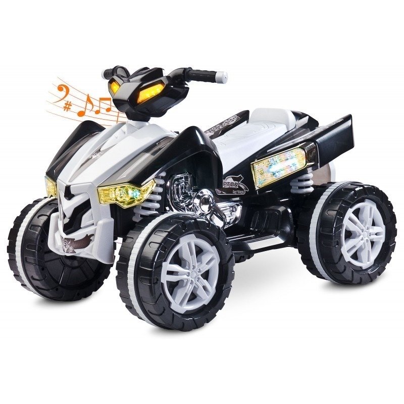 Toyz Vehicul cu acumulatori Quad RAPTOR 2x6V Black din categoria Vehicule pentru copii de la TOYZ